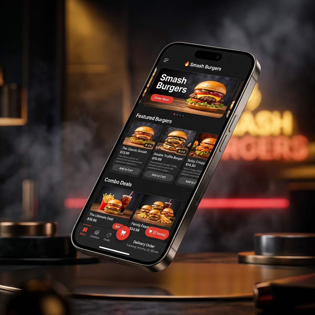 Menú Interactivo Smash Burgers